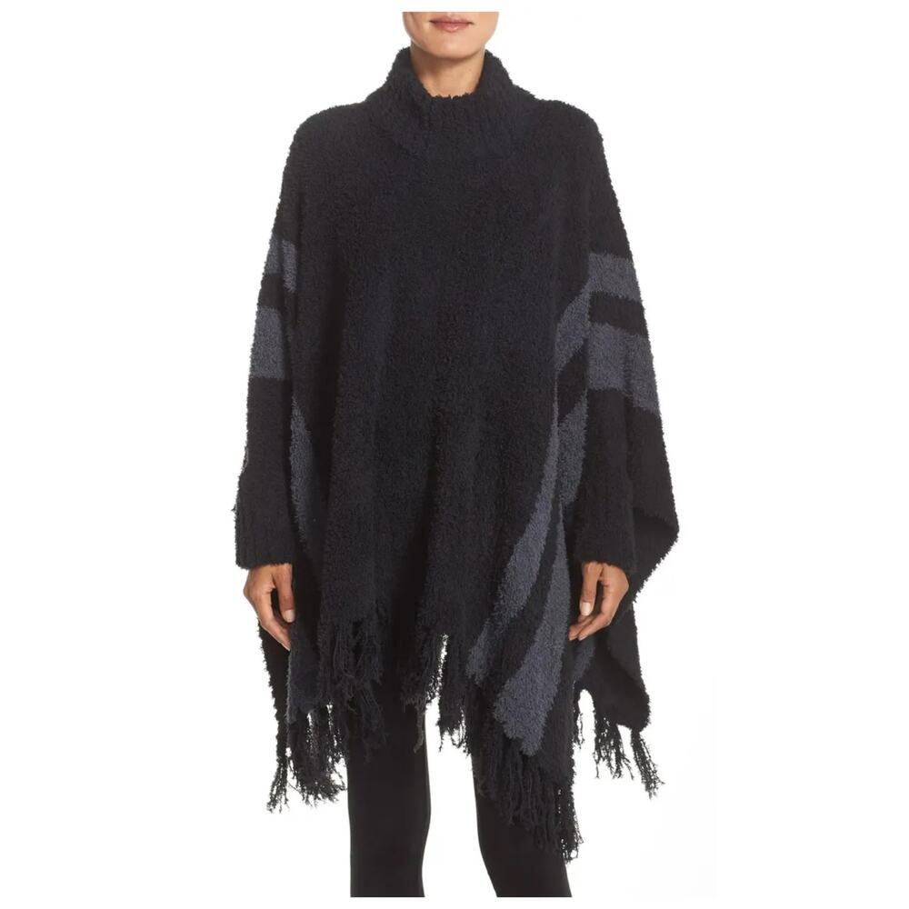 Barefoot Dreams 'Cozy Chic Beach' Fringe Lounge Poncho One Size